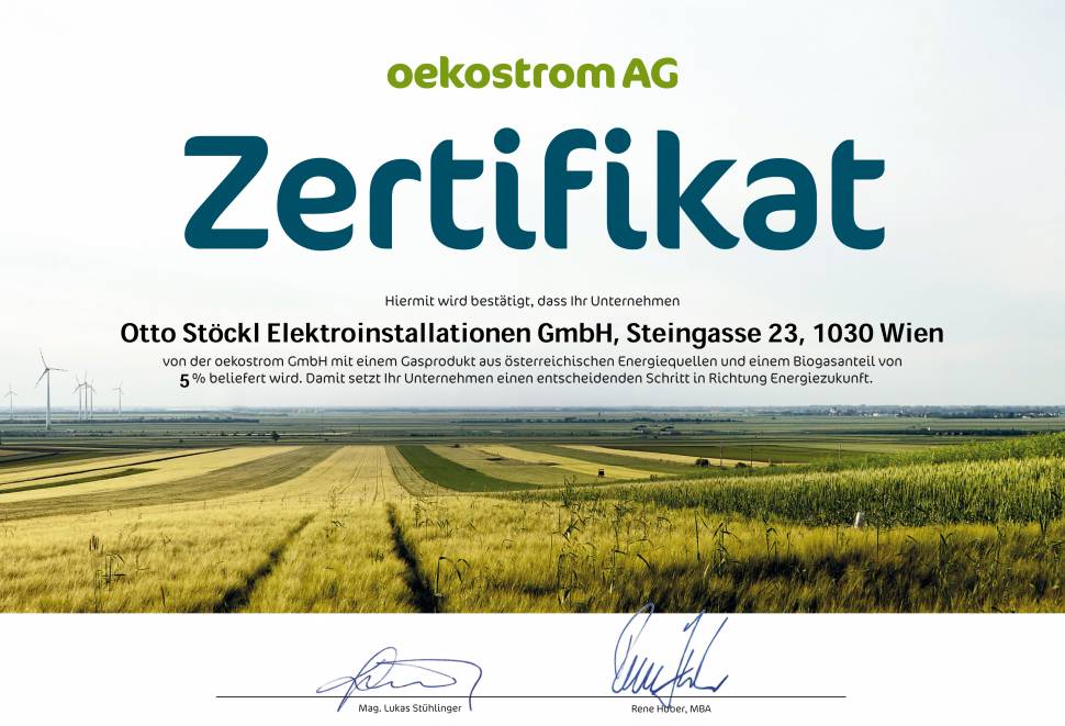 Zertifikat Gas 2019